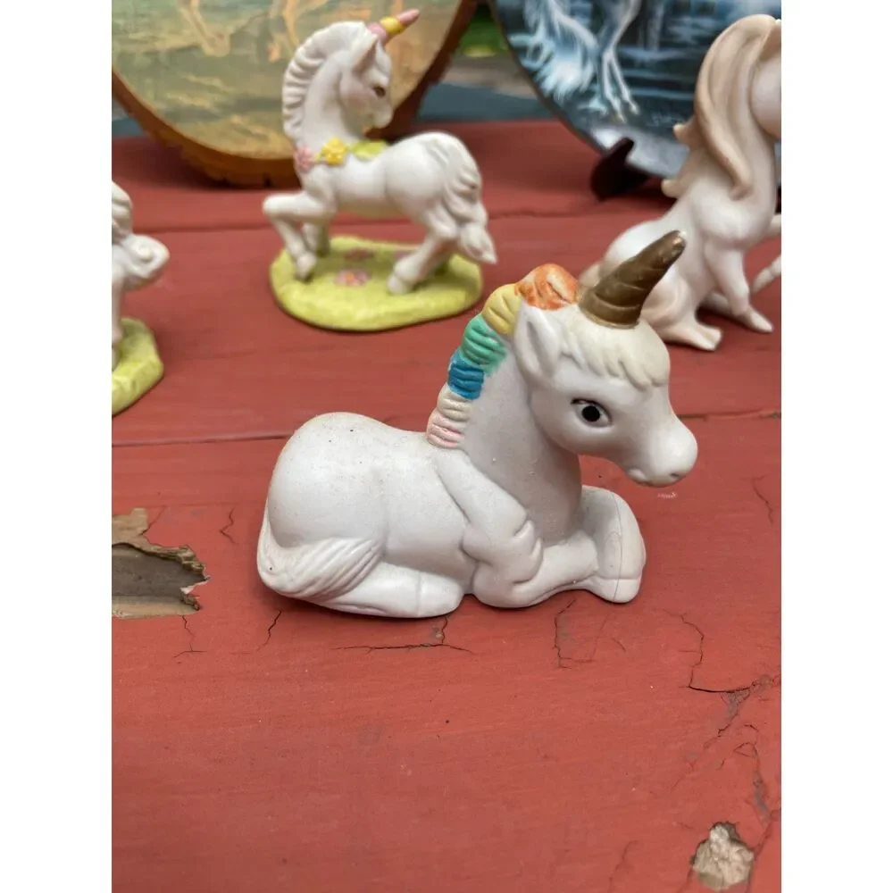 Vintage Unicorn Collection 14 | Fantasy Decor Figurines Clock Art Japan